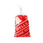 Converted plastic bag with branded print for frozen goods in flexible packaging application.