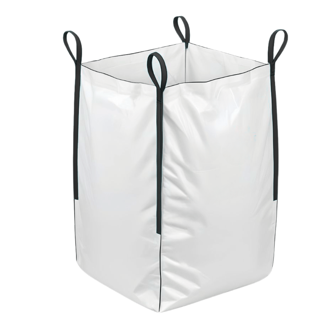 Anti-static huge bag in black straps.