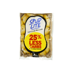 Spud Lite potato film pouch highlighting shelf-ready flexible food packaging application.